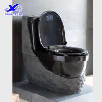 Black natural stone toilets